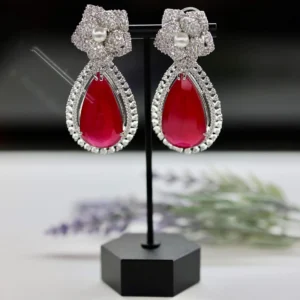 Ruby Drop Earring